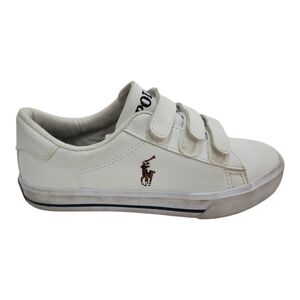 Polo by Ralph Lauren Kids White Sneakers Sz 13 White Preppy Tennis School